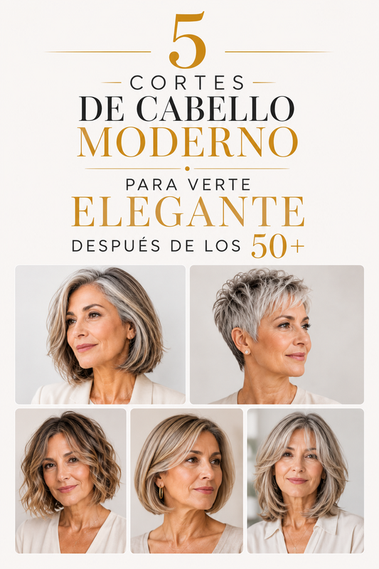 5 CORTES de cabello para verte elegante despúes de los 50+