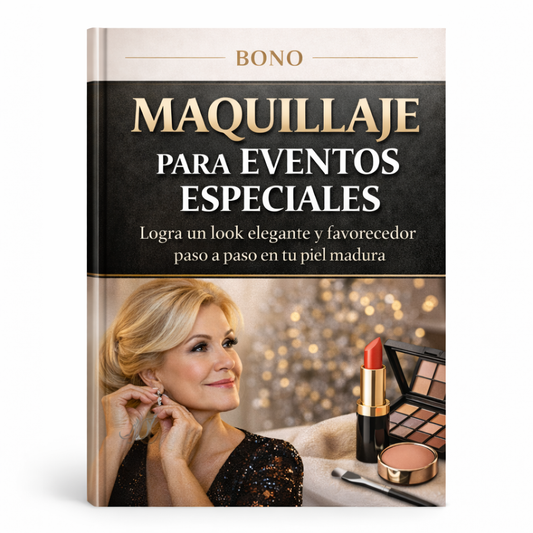 El arte del maquillaje despúes de los 40+ 4 bonos de regalo